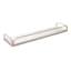 White Faux Wood Wall Shelf, 24"
