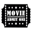Movie Ticket Wall Art, 20x16