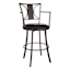Providence Renata Oversized Faux Leather Barstool, 29.5"