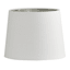 Laila Ali White with Silver Liner Small Table Lamp Shade, 12x10x9
