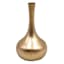 Providence Gold Metal Long Neck Vase, 9"