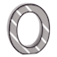 5" Striped Monogram Letter, O