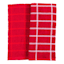 Set of 2 Windowpane Kitchen Towels, Red