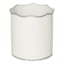 Grace Mitchell White with Silver Edges Pencil Cup