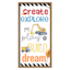 Tiny Dreamers Explore Wall Sign, 13x25