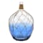 Blue Ombre Jute Vase, 20.5"