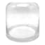 Wide Dome Clear Bud Glass Vase, 5"