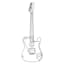 Electric Guitar Wall Decor, 11x31
