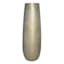 Gold Striated Floor Vase, 36"
