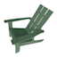 Outdoor Adirondack Chair, Myrtle Green