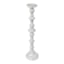 White Metal Candle Holder, 30"