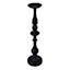 Black Metal Candle Holder, 28"