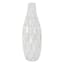 Honeybloom White Katherine Ceramic Floor Vase, 22"
