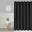 Tilly Black Diamond Embossed Shower Curtain, 72"