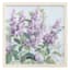 Grace Mitchell Framed Purple Flowers Canvas Wall Art, 16"