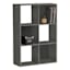 6-Cube Grey Wooden Organizer