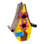Yellow Metal Birdhouse, 9.8"