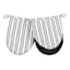 Set of 2 Grey Striped Mini Oven Mitt Set
