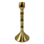 Providence Gold Taper Candle Holder, 8"