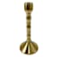 Gold Taper Candle Holder, 8"