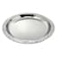 Embellished Silver Round Decorative Tray, 12"