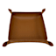Leather Decorative Tray, 10"