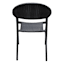 Woodhill Round Back Wicker Dining Chair, Brown
