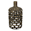 Black Water Hyacinth & Metal Vase, 28"