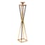 Gold Metal Candle Holder, 36"