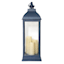 Navy LED Candle Lantern, 28"