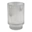 Grey Glass Votive Candle Holder, 4"