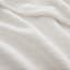 Ivory Chenille Reverse Plush Throw Blanket, 60x60