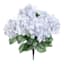 6-Head Blue Hydrangea Floral Spray, 17"
