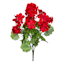 Red Geranium Floral Spray, 18"