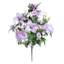 Purple Peony & Tiger Lily Floral Spray, 26"
