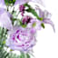 Purple Peony & Tiger Lily Floral Spray, 26"