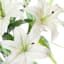 White Tiger Lily & Astilbe Floral Spray, 19"