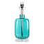 Laila Ali Teal Glass Accent Lamp, 15"