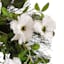 White Anemone Floral Wreath, 22"