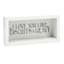 I Love You Like Biscuits & Gravy White Block Sign, 6x3