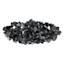 Black Thick Reflective Fire Glass, 5.5"