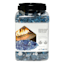 Pacific Blue Thick Reflective Fire Glass, 5.5"