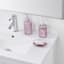 Pink 3-Piece Countertop Bath Accessories