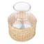 Grace Mitchell Cane Wrapped Glass Vase, 8"