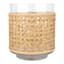Grace Mitchell Cane Wrapped Glass Vase, 7"