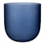 Ty Pennington Blue Glass Vase, 6"