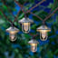 10-Count UL Mini Lantern String Light Set, Silver