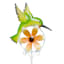 Hummingbird Windmill Yard Stake, 23"