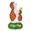 Hedge Hugs Metal Hedgehogs Garden Stake, 42"
