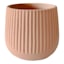 Indoor Terracotta Ribbed Ceramic Pot, Medium